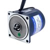 25W 220VAC 50Hz 0,9-13,5RPM 12,00Nm (1699,32oz.in) Flanşlı 80mm Dik Açılı Şanzıman Tek Fazlı AC Değişken Hızlı Motor
