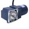 25W 110VAC 60Hz 3-51.67RPM 3.90Nm (552.28oz.in) Flanşlı 80mm Dik Açılı Şanzıman Tek Fazlı AC Değişken Hızlı Motor