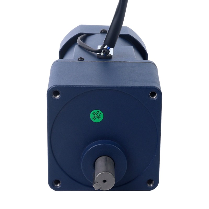 120W 110VAC 60Hz 1,8-31RPM 20,00Nm (2832,23oz.in) Flanşlı 90mm Mahmuzlu Şanzıman Tek Fazlı AC Değişken Hızlı Motor