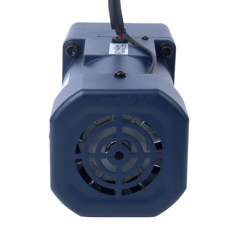 120W 110VAC 60Hz 1,8-31RPM 20,00Nm (2832,23oz.in) Flanşlı 90mm Mahmuzlu Şanzıman Tek Fazlı AC Değişken Hızlı Motor