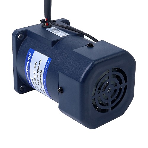 60W 220VAC 50Hz 90-1350RPM 0,45Nm (63,72oz.in) Flanşlı 90mm Tek Fazlı AC Değişken Hızlı Motor 60W 220VAC 50Hz 90-1350RPM 0,45Nm (63,72oz.in) Flanşlı 90mm Tek Fazlı AC Değişken Hızlı Motor