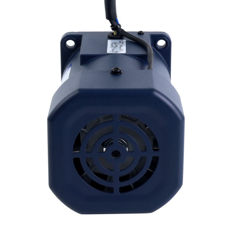 60W 110VAC 60Hz 9-155RPM 2,86Nm (405,01oz.in) Flanşlı 90mm Mahmuzlu Şanzıman Tek Fazlı AC Değişken Hızlı Motor