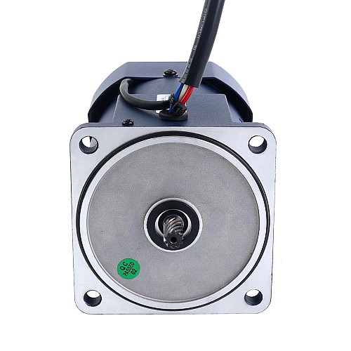 60W 220VAC 50Hz 1,8-27RPM 10,00Nm (1416,12oz.in) Flanşlı 90mm Mahmuzlu Şanzıman Tek Fazlı AC Değişken Hızlı Motor