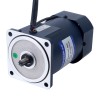 90W 220VAC 50Hz 9-135RPM 4,60Nm (651,41oz.in) Flanşlı 90mm Dik Açılı Şanzıman Tek Fazlı AC Değişken Hızlı Motor