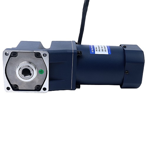 90W 110VAC 60Hz 6-103.33RPM 7.00Nm (991.27oz.in) Flanşlı 90mm Dik Açılı Şanzıman Tek Fazlı AC Değişken Hızlı Motor 90W 110VAC 60Hz 6-103.33RPM 7.00Nm (991.27oz.in) Flanşlı 90mm Dik Açılı Şanzıman Tek Fazlı AC Değişken Hızlı Motor