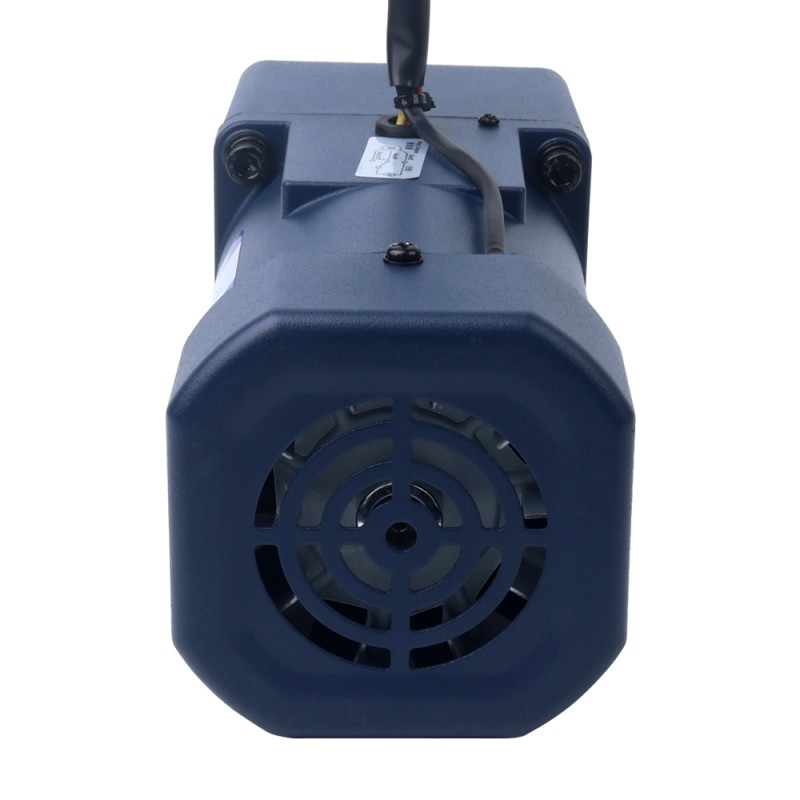 90W 110VAC 60Hz 9-155RPM 4,37Nm (618,84oz.in) Flanşlı 90mm Mahmuzlu Şanzıman Tek Fazlı AC Değişken Hızlı Motor