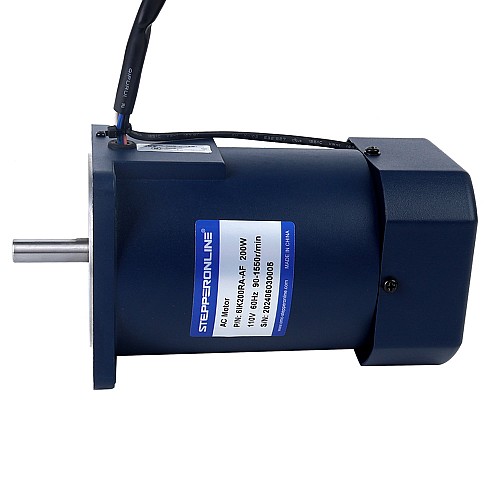 200W 110VAC 60Hz 90-1550RPM 1,20Nm (169,93oz.in) Flanşlı 104mm Tek Fazlı AC Değişken Hızlı Motor 200W 110VAC 60Hz 90-1550RPM 1,20Nm (169,93oz.in) Flanşlı 104mm Tek Fazlı AC Değişken Hızlı Motor