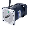 200W 110VAC 60Hz 0,9-15,5RPM 60,00Nm (8496,6oz.in) Flanşlı 104mm Dik Açılı Şanzıman Tek Fazlı AC Değişken Hızlı Motor