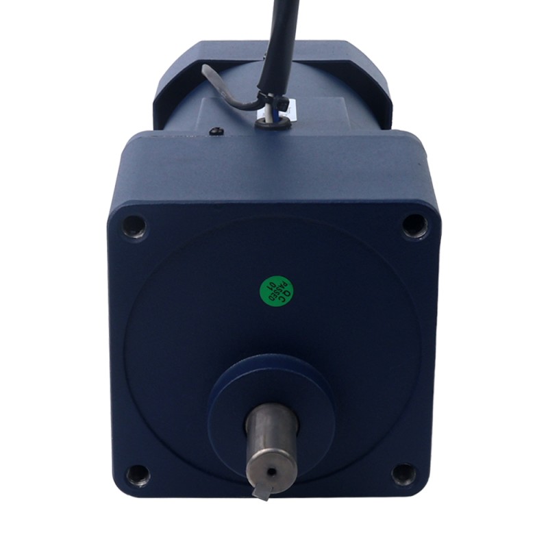 200W 110VAC 60Hz 9-155RPM 9,72Nm (1376,47oz.in) Flanşlı 104mm Mahmuzlu Şanzıman Tek Fazlı AC Değişken Hızlı Motor