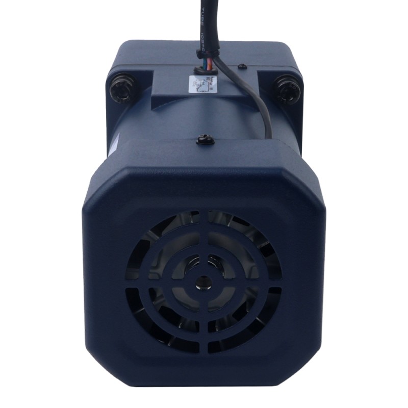200W 110VAC 60Hz 9-155RPM 9,72Nm (1376,47oz.in) Flanşlı 104mm Mahmuzlu Şanzıman Tek Fazlı AC Değişken Hızlı Motor