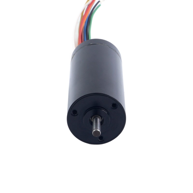 48V 23.5mNm 25.84W 0.67A Yuvarlak Ф22x45mm Fırçasız Çekirdeksiz Motor - 22CL45-48-P2-10500 | StepperOnline