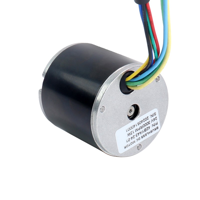 24V 3000RPM 0,04Nm 13W 1,00A Φ42x43mm Fırçasız DC Motor