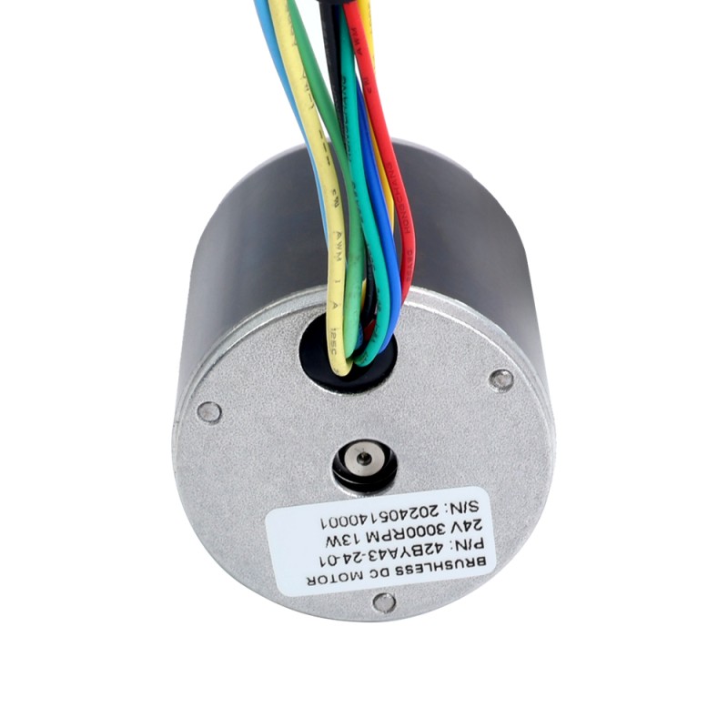 24V 3000RPM 0,04Nm 13W 1,00A Φ42x43mm Fırçasız DC Motor