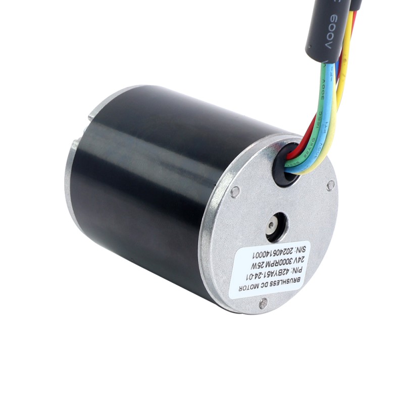 24V 3000RPM 0,08Nm 25W 1,80A Φ42x51mm Fırçasız DC Motor