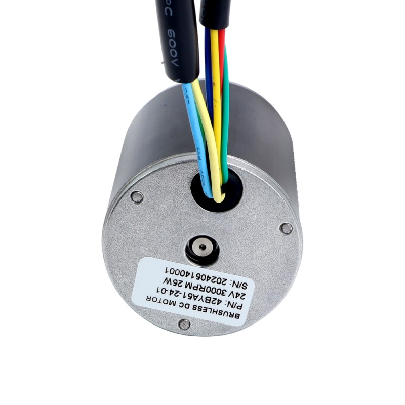 24V 3000RPM 0,08Nm 25W 1,80A Φ42x51mm Fırçasız DC Motor