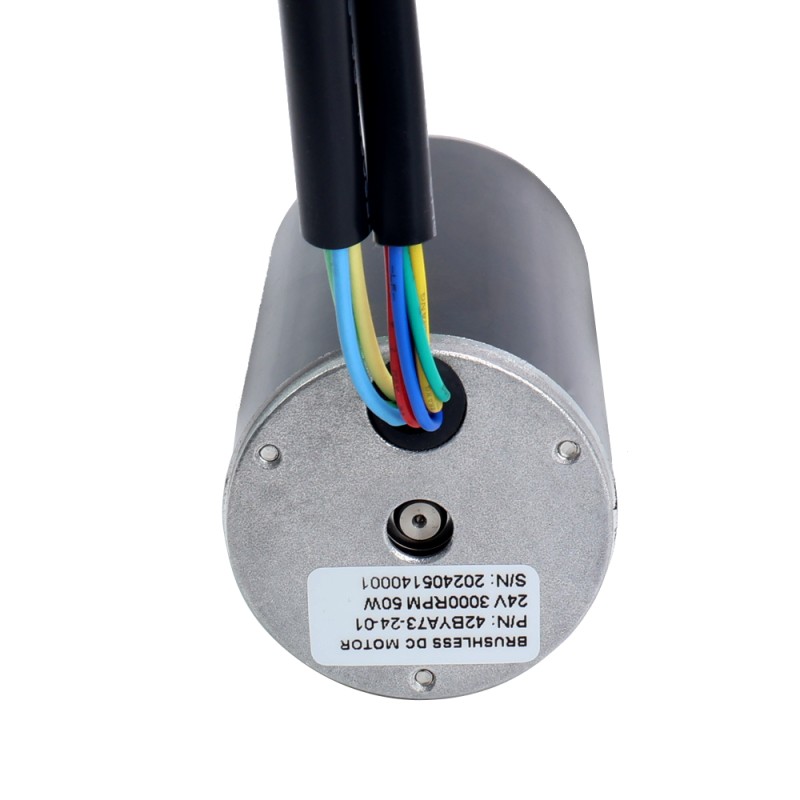 24V 3000RPM 0,16Nm 50W 3,30A Φ42x73mm Fırçasız DC Motor
