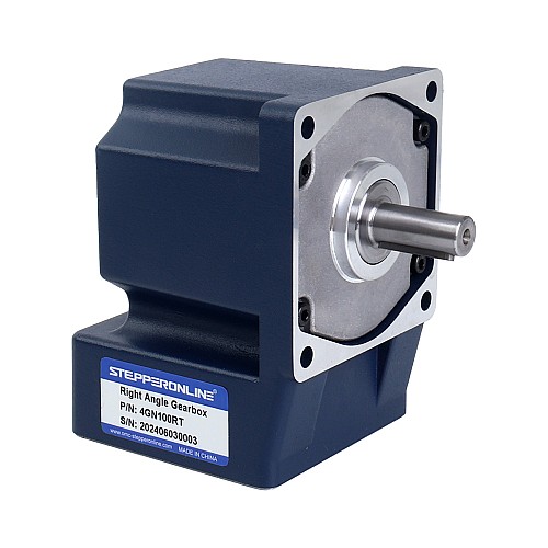 24V 40W 30RPM Dişli BLDC Motor 8.00Nm (1132.90oz.in) 100:1 Dik Açılı Şanzıman