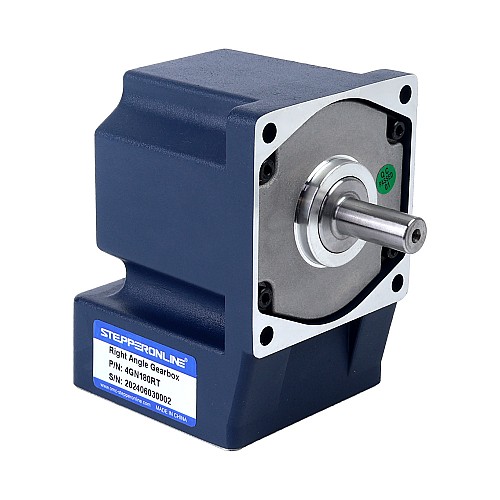 48V 40W 16.67RPM Dişli BLDC Motor 8.00Nm (1132.90oz.in) 180:1 Dik Açılı Şanzıman