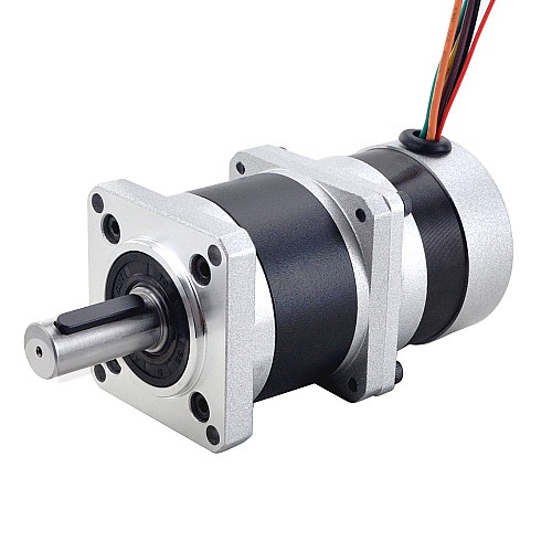 24V 84W 350RPM Dişli Fırçasız DC Motor 1,89Nm (267,65oz.in) 10:1 Yüksek Hassasiyetli Şanzıman