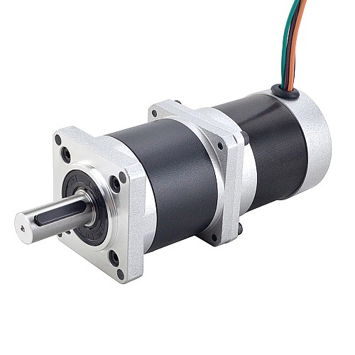 24V 172W 70RPM Dişli Fırçasız DC Motor 17,63Nm (2496,61oz.in) 50:1 Yüksek Hassasiyetli Şanzıman