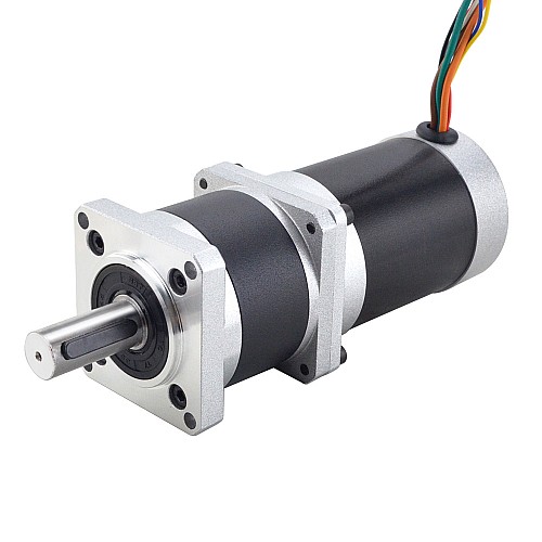 24V 220W 350RPM Dişli Fırçasız DC Motor 5.10Nm (722.22oz.in) 10:1 Yüksek Hassasiyetli Şanzıman