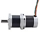 24V 172W 70RPM Dişli Fırçasız DC Motor 17,63Nm (2496,61oz.in) 50:1 Yüksek Hassasiyetli Şanzıman