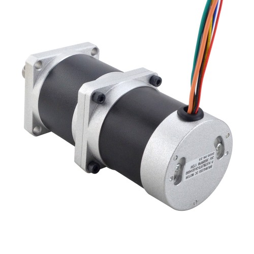 24V 172W 70RPM Dişli Fırçasız DC Motor 17,63Nm (2496,61oz.in) 50:1 Yüksek Hassasiyetli Şanzıman