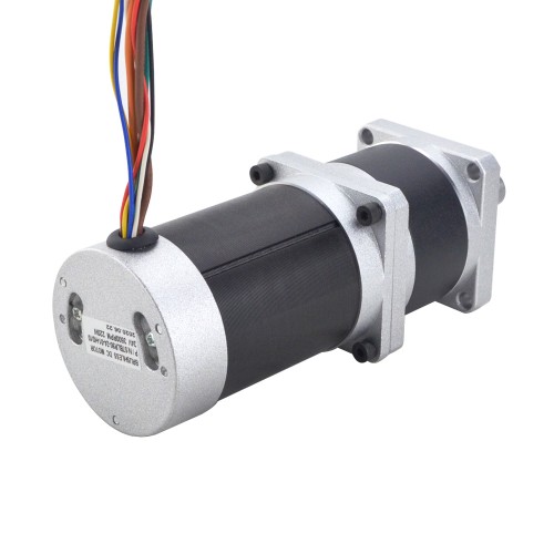 24V 220W 350RPM Dişli Fırçasız DC Motor 5.10Nm (722.22oz.in) 10:1 Yüksek Hassasiyetli Şanzıman