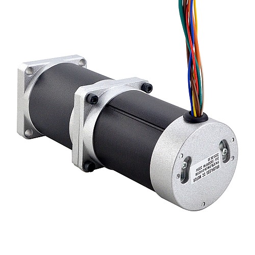 24V 220W 35RPM Dişli Fırçasız DC Motor 25.00Nm (3540.29oz.in) 100:1 Yüksek Hassasiyetli Şanzıman