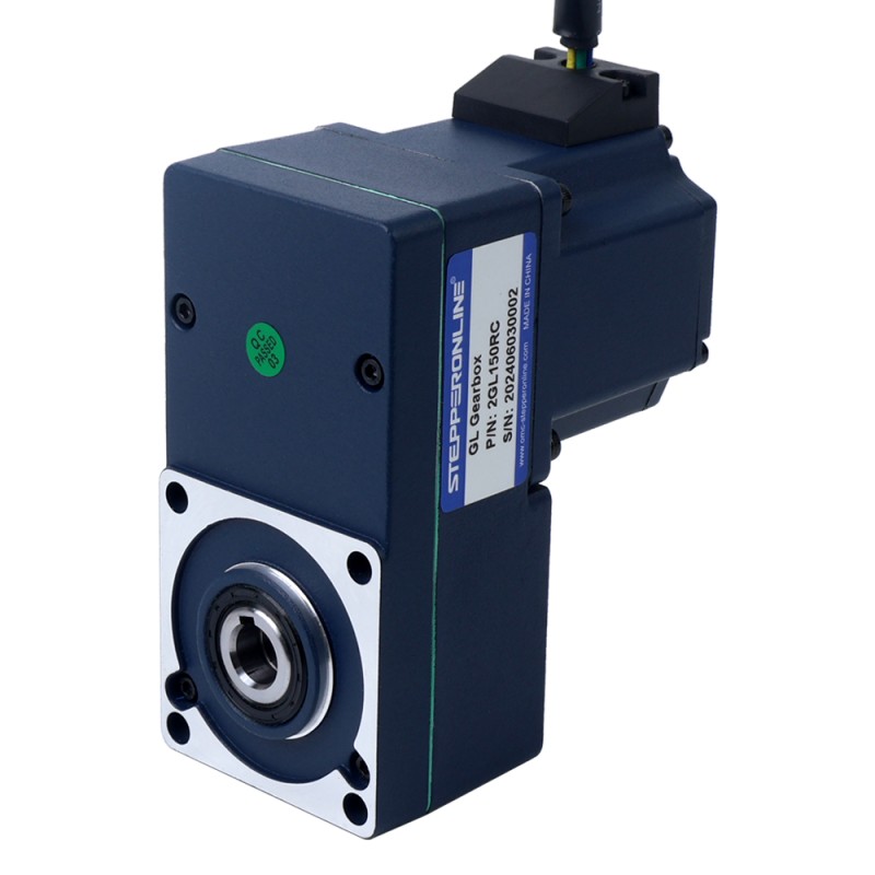 24V 40W 20RPM 13.00Nm (1840.95oz.in) 150:1 Dişli Fırçasız DC Motor Paralel İçi Boş Şaft Şanzımanlı