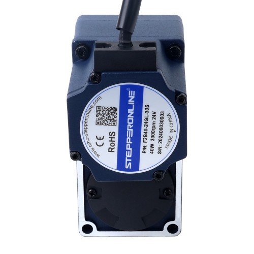 24V 40W 100RPM 2,80Nm (396,51oz.in) 30:1 Dişli Fırçasız DC Motor Paralel İçi Boş Şaft Şanzımanlı