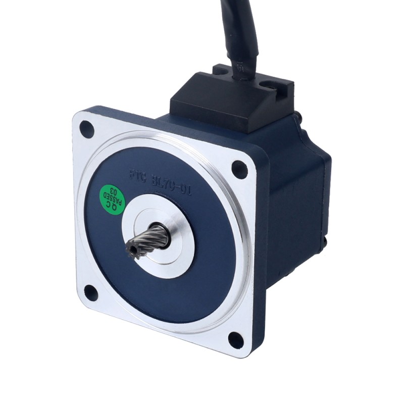 24V 40W 15RPM Dişli Fırçasız DC Motor 5.00Nm (708.06oz.in) 200:1 Düz Şanzıman