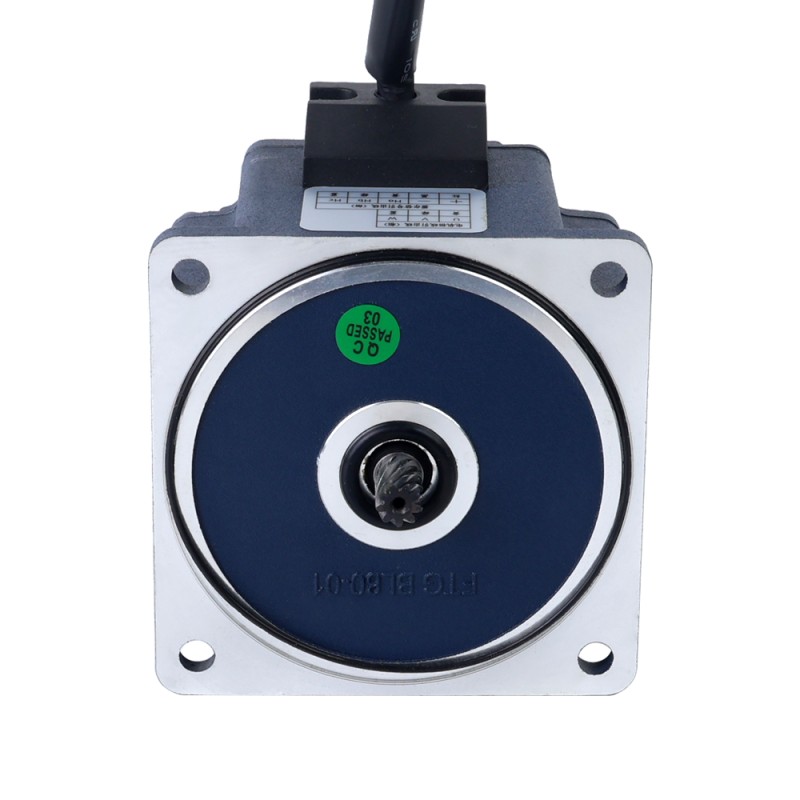 48V 40W 600RPM Dişli Fırçasız DC Motor 0,52Nm (73,64oz.in) 5:1 Düz Şanzıman