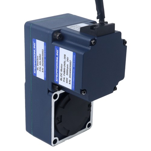 24V 60W 100RPM 4,20Nm (594,77oz.in) 30:1 Dişli Fırçasız DC Motor Paralel İçi Boş Şaft Şanzımanlı