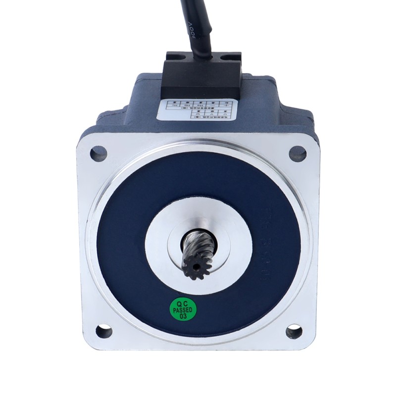 24V 150W 15RPM Dişli Fırçasız DC Motor 20.00Nm (2832.24oz.in) 200:1 Düz Şanzıman
