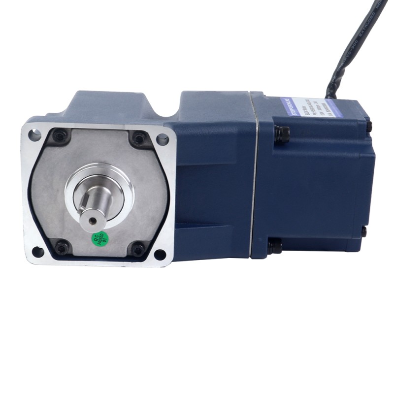24V 150W 30RPM Dişli BLDC Motor 30,86Nm(4370,14oz.in) 100:1 Dik Açılı Şanzıman - F55B150-24GU-30S/5GU100RT | StepperOnline