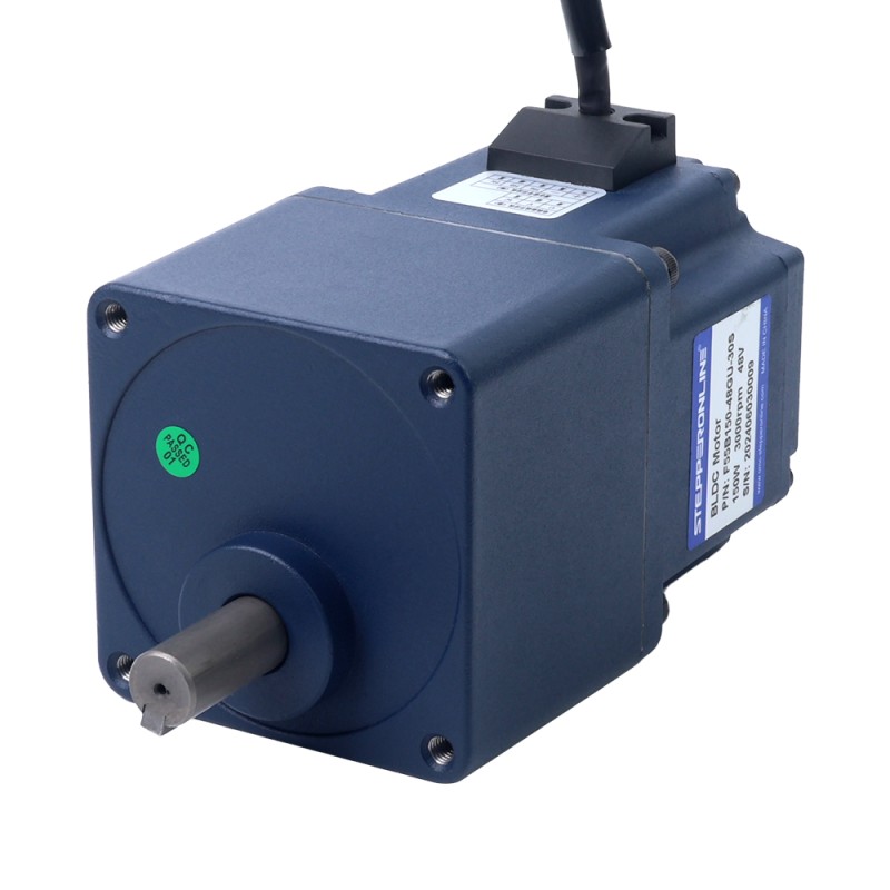 48V 150W 600RPM Dişli Fırçasız DC Motor 1,95Nm (276,14oz.in) 5:1 Düz Şanzıman