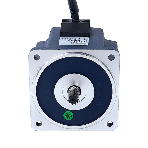 48V 150W 60RPM Dişli Fırçasız DC Motor 15,85Nm (2244,55oz.in) 50:1 Düz Şanzıman