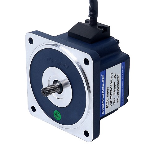 24V 60W 15RPM Dişli Fırçasız DC Motor 10.00Nm (1416.12oz.in) 200:1 Düz Şanzıman 24V 60W 15RPM Dişli Fırçasız DC Motor 10.00Nm (1416.12oz.in) 200:1 Düz Şanzıman