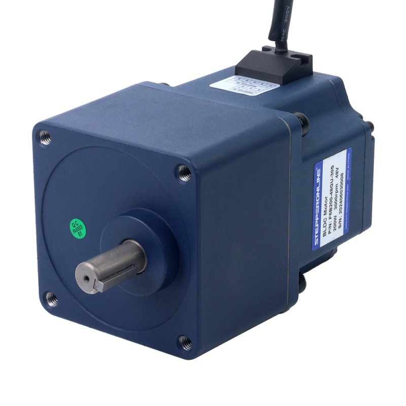 48V 200W 150RPM Dişli Fırçasız DC Motor 8,40Nm (1189,54oz.in) 20:1 Düz Şanzıman