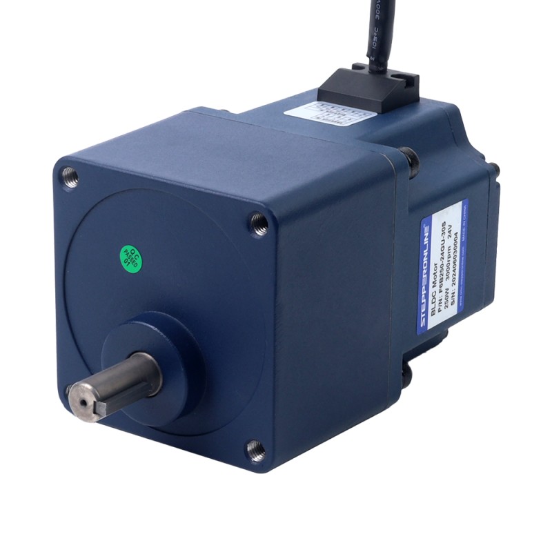 24V 250W 60RPM Dişli Fırçasız DC Motor 26.10Nm (3696.07oz.in) 50:1 Düz Şanzıman