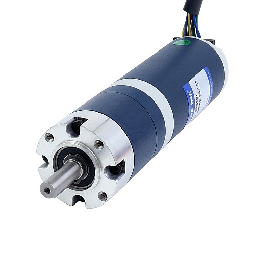 24V 30W 30RPM Dişli Fırçasız DC Motor 6,90Nm (977,12oz.in) 99,5:1 Planet Dişli Kutusu