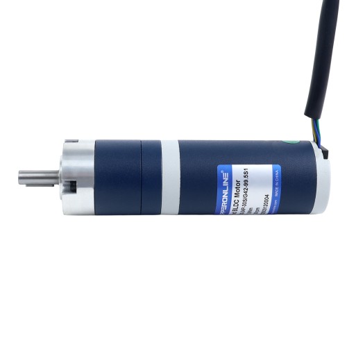 24V 30W 30RPM Dişli Fırçasız DC Motor 6,90Nm (977,12oz.in) 99,5:1 Planet Dişli Kutusu