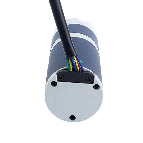 24V 60W 120RPM Dişli Fırçasız DC Motor 3,80Nm (538,12oz.in) 25:1 Planet Dişli Kutusu