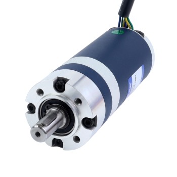 24V 60W 579RPM Dişli Fırçasız DC Motor 0,90Nm (127,45oz.in) 5,18:1 Planet Dişli Kutusu