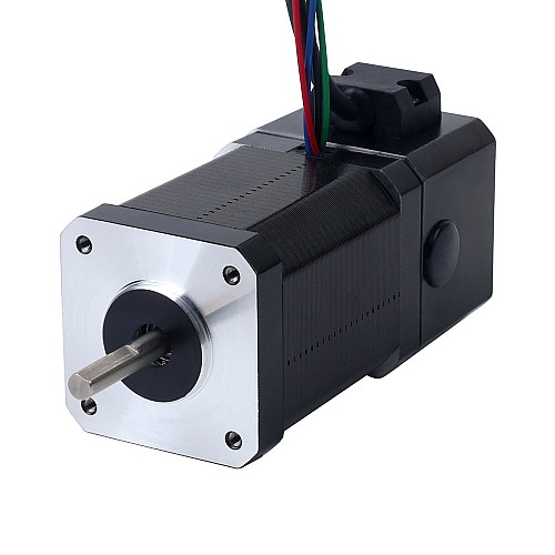 24V 3.7W Elektromanyetik Frenli Nema 17 Adım Motoru 0.72Nm (101.96oz.in) 24V 3.7W Elektromanyetik Frenli Nema 17 Adım Motoru 0.72Nm (101.96oz.in)