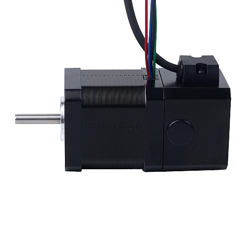 24V 3.7W Elektromanyetik Frenli Nema 17 Adım Motoru 0.52Nm (73.64oz.in)