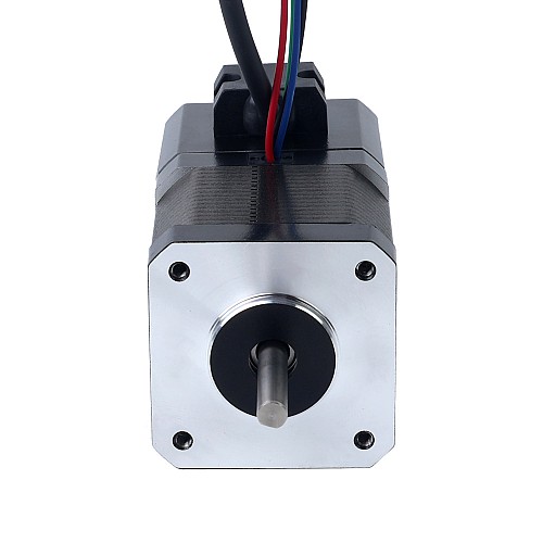 24V 3.7W Elektromanyetik Frenli Nema 17 Adım Motoru 0.52Nm (73.64oz.in)