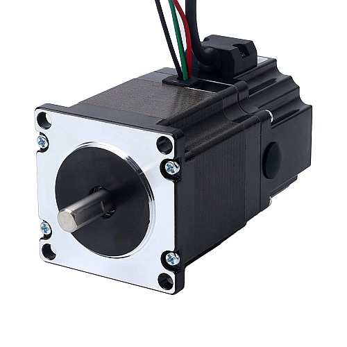 24V 4.5W Elektromanyetik Frenli Nema 23 Adım Motoru 1.2Nm (169.93oz.in)