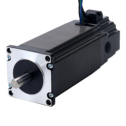 24V 4,5W Elektromanyetik Frenli Nema 23 Adım Motoru 4,2Nm (594,77oz.in)